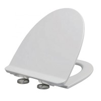 White PP Soft Close Toilet Seats / Toilet Seat Cover ,Plastic