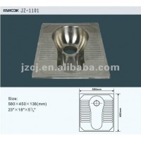 stainless steel pedestal squat toilet squat pan